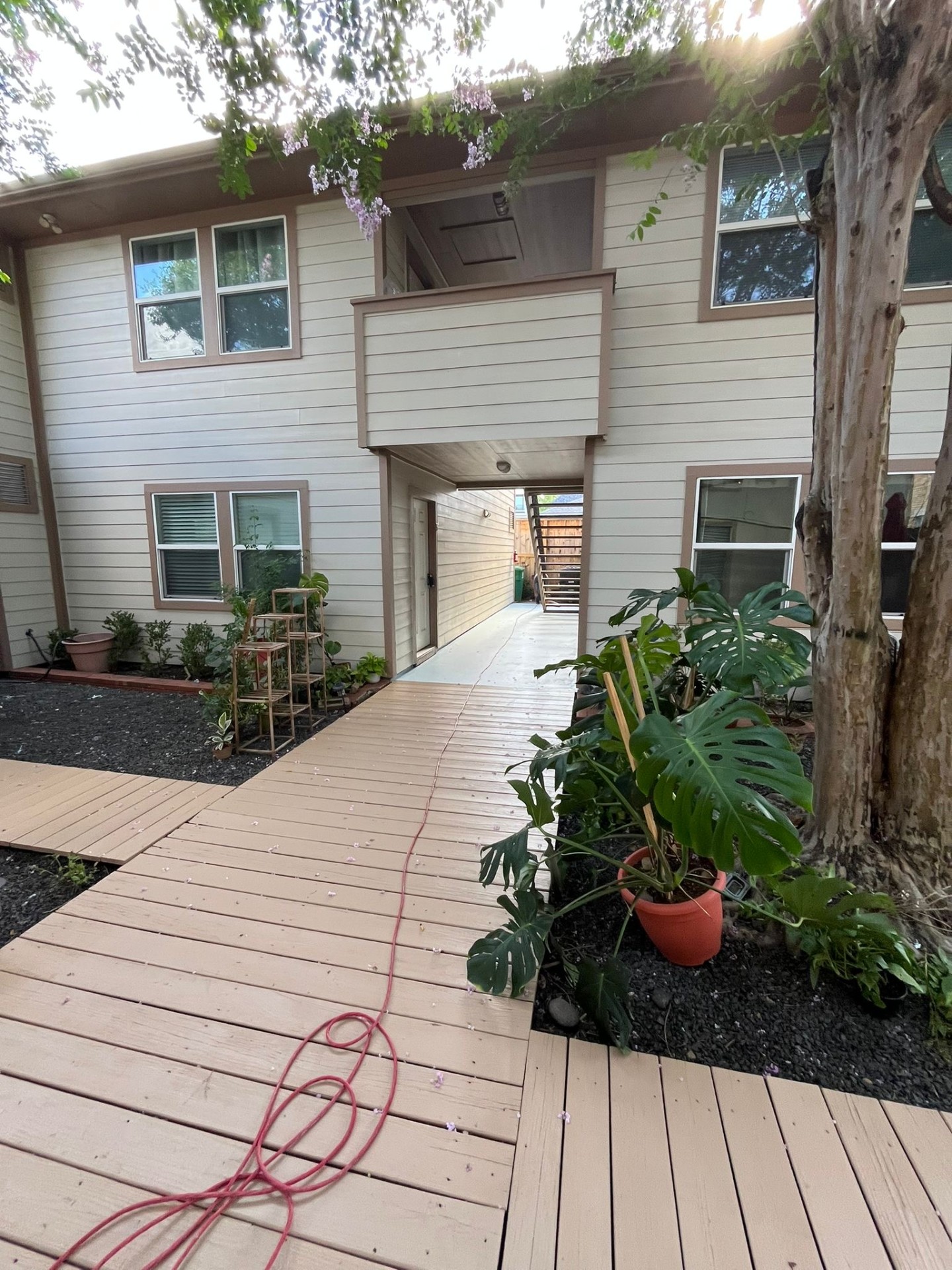 Courtyard Deck Refinishing