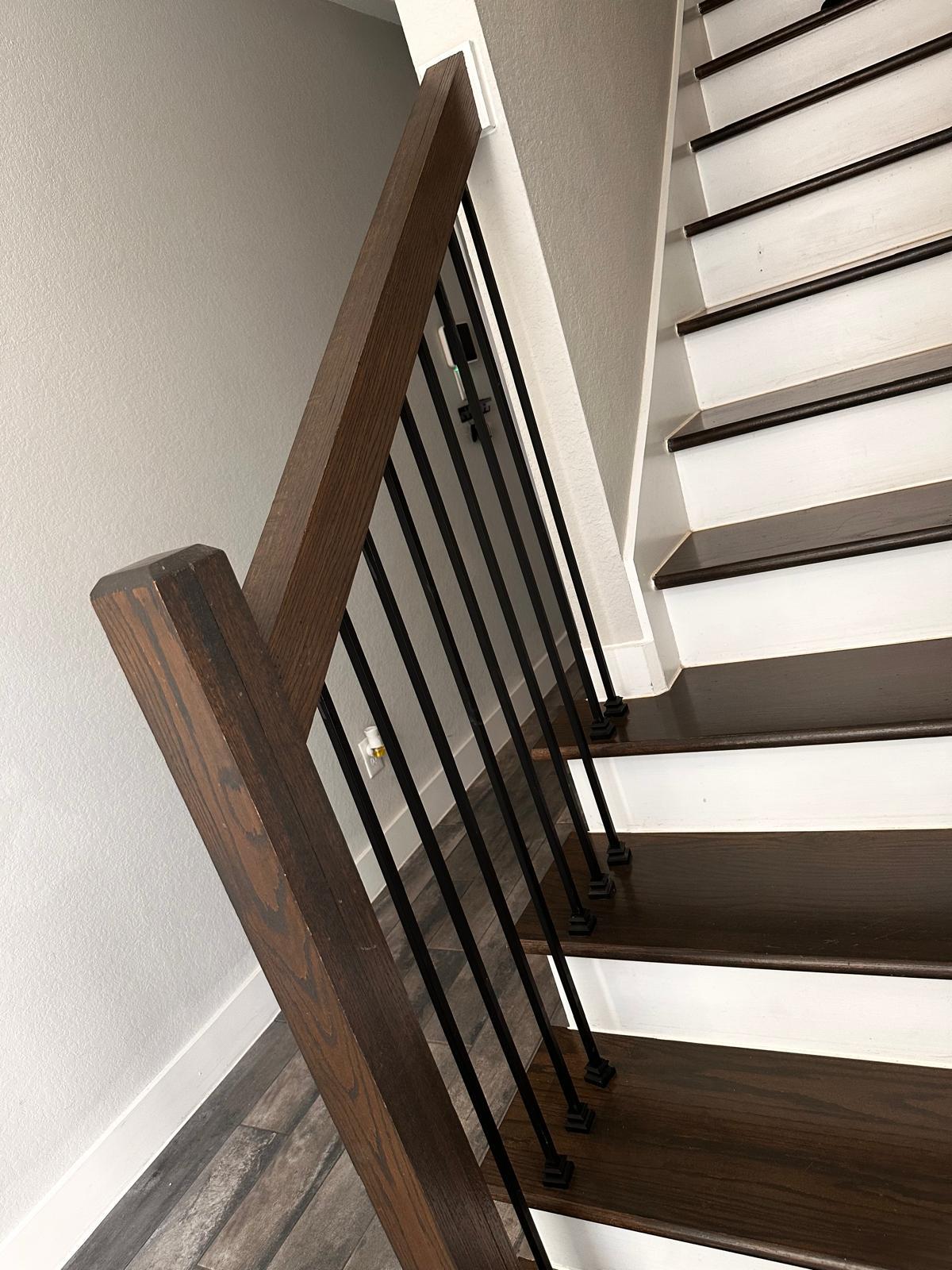 Staircase & Iron Railing